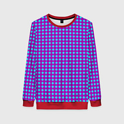 Женский свитшот Паттерн кругов и ромбов