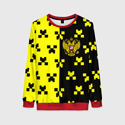 Свитшот женский Minecraft Russia, цвет: 3D-красный