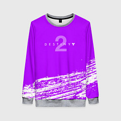 Свитшот женский Destiny онлайн игра краски, цвет: 3D-меланж