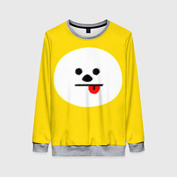 Свитшот женский BT21 - Chimmy, цвет: 3D-меланж