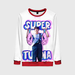 Свитшот женский BTS Super Tuna, цвет: 3D-красный