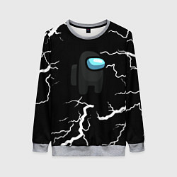 Свитшот женский Among us storm black, цвет: 3D-меланж