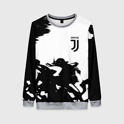 Женский свитшот Juventus smoke black fire