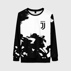 Свитшот женский Juventus smoke black fire, цвет: 3D-черный
