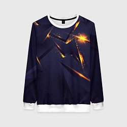 Женский свитшот Золотые неоновые плиты