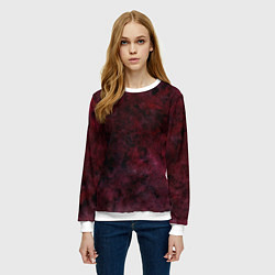 Свитшот женский Кровавое небо, цвет: 3D-белый — фото 2