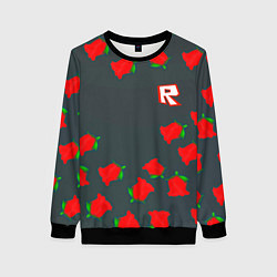 Женский свитшот Roblox rose