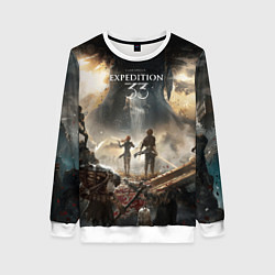 Женский свитшот Герои Clair Obscur expedition 33