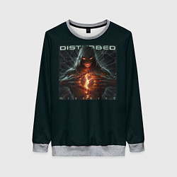 Свитшот женский Disturbed divisive, цвет: 3D-меланж
