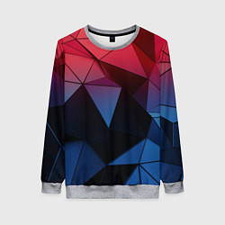 Женский свитшот Абстрактная геометрия polygon