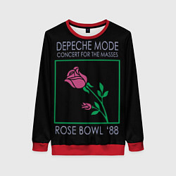 Свитшот женский Depeche Mode - Rose Bowl, цвет: 3D-красный