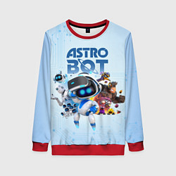 Свитшот женский Astro Bot - Game, цвет: 3D-красный