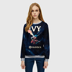 Свитшот женский Deadlock Плющ, цвет: 3D-меланж — фото 2