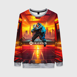 Свитшот женский Deadlock Kelvin, цвет: 3D-меланж