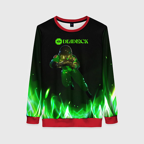 Женский свитшот Viscous Deadlock / 3D-Красный – фото 1
