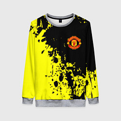 Женский свитшот Манчестер Юнайтед краски