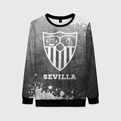 Свитшот женский Sevilla - grey gradient, цвет: 3D-черный