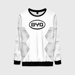 Свитшот женский BYD white poly, цвет: 3D-черный