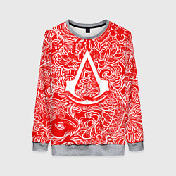 Свитшот женский Assassins Creed shadows, цвет: 3D-меланж