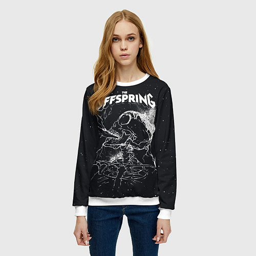 Женский свитшот The offspring Supercharged / 3D-Белый – фото 3