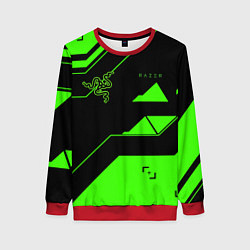 Свитшот женский Razer geometry game, цвет: 3D-красный