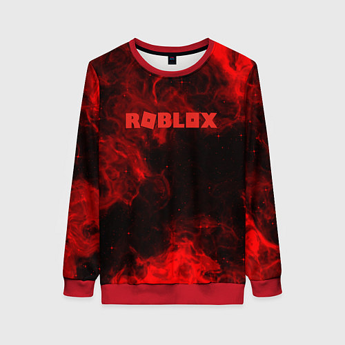 Женский свитшот Roblox space / 3D-Красный – фото 1