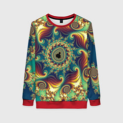 Женский свитшот Оптический узор текстура