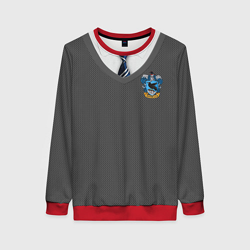 Женский свитшот Форма Когтеврана / 3D-Красный – фото 1