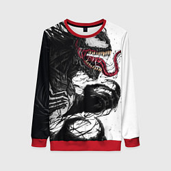 Свитшот женский Venom - Symbiot, цвет: 3D-красный