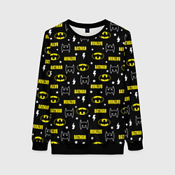 Женский свитшот Бэтмен узор