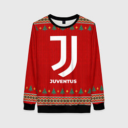 Свитшот женский Juventus new year, цвет: 3D-черный