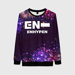 Свитшот женский Праздничный Enhypen, цвет: 3D-черный