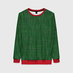 Свитшот женский Хвойный коврик, цвет: 3D-красный