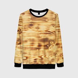 Свитшот женский Доски, цвет: 3D-черный