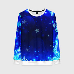 Женский свитшот Снежный узор