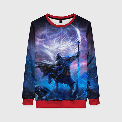 Женский свитшот Elden ring nightreign / 3D-Красный – фото 1
