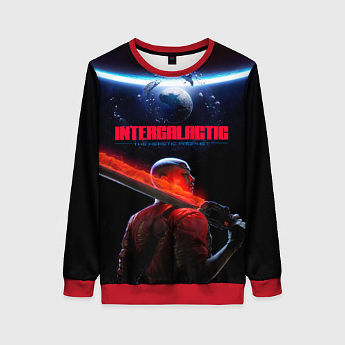 Женский свитшот Героиня Intergalactic the heretic prophet / 3D-Красный – фото 1