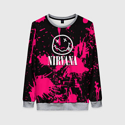 Свитшот женский Nirvana pink color, цвет: 3D-меланж