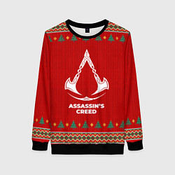 Свитшот женский Assassins Creed new year, цвет: 3D-черный