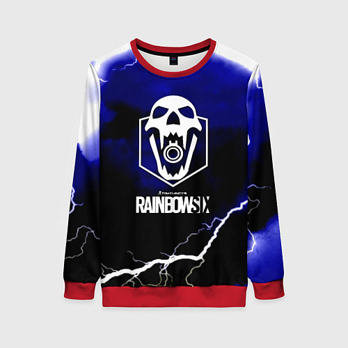 Женский свитшот Rainbow six storm / 3D-Красный – фото 1
