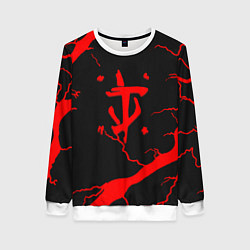 Свитшот женский Doom storm steel, цвет: 3D-белый