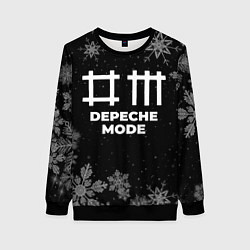 Свитшот женский Снежный Depeche Mode, цвет: 3D-черный