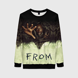 Свитшот женский Извне сериал ужастик, цвет: 3D-черный