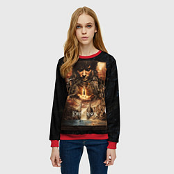 Свитшот женский Lord of the rings - the fellowship of the ring, цвет: 3D-красный — фото 2