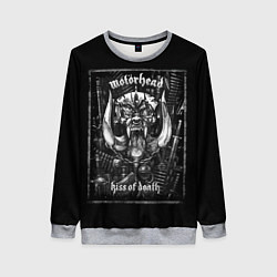 Свитшот женский Motorhead - kiss of death, цвет: 3D-меланж