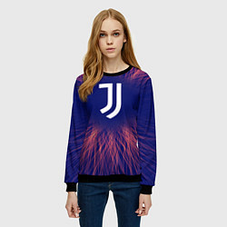 Свитшот женский Juventus red energy, цвет: 3D-черный — фото 2