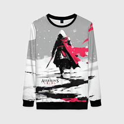 Свитшот женский Assassins Creed winter ninja, цвет: 3D-черный