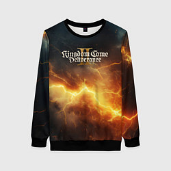 Свитшот женский Logo Kingdom Come Deliverance 2, цвет: 3D-черный