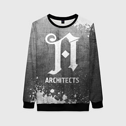 Свитшот женский Architects - grey gradient, цвет: 3D-черный