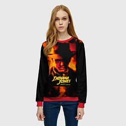 Свитшот женский Indiana Jones and the Great Circle, цвет: 3D-красный — фото 2